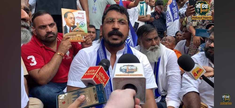 Press meet with Chandrashekhar Azad Ravan - Anjali Priya